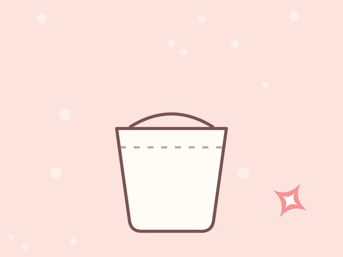 Marshmallow Bucket Bag